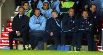 England bench